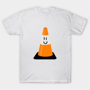 smiley traffic cone T-Shirt